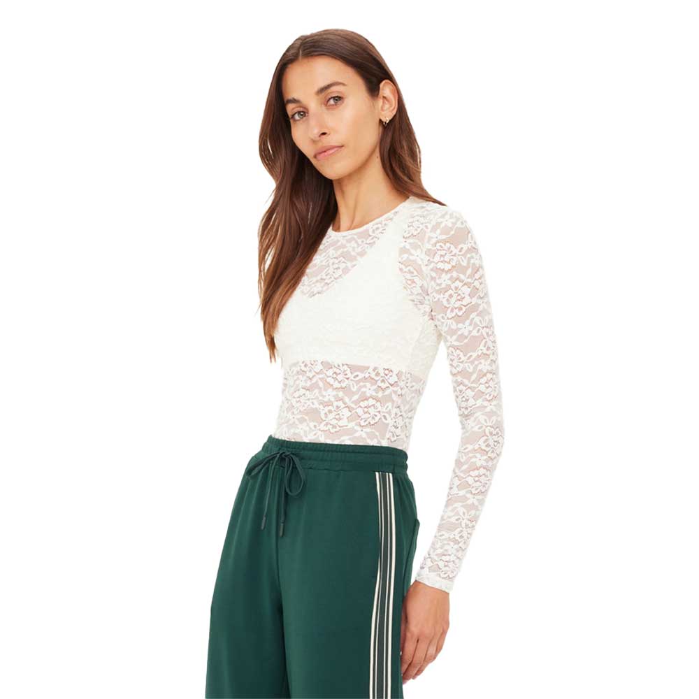 Women's Lyon Rosa Long Sleeve Top - Cream