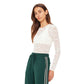 Women's Lyon Rosa Long Sleeve Top - Cream