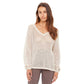 Women's Josephine V Neck Knit - Cream