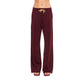Women's Marnie Panelled Wide Leg Pant - Maroon