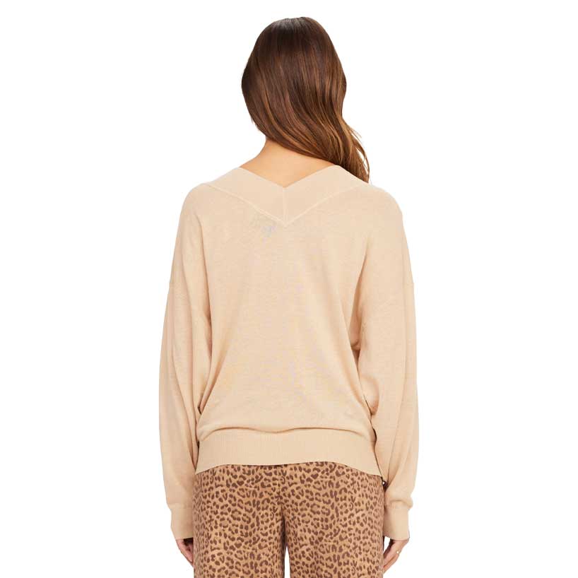 Women's Bonita V Neck Knit - Natural