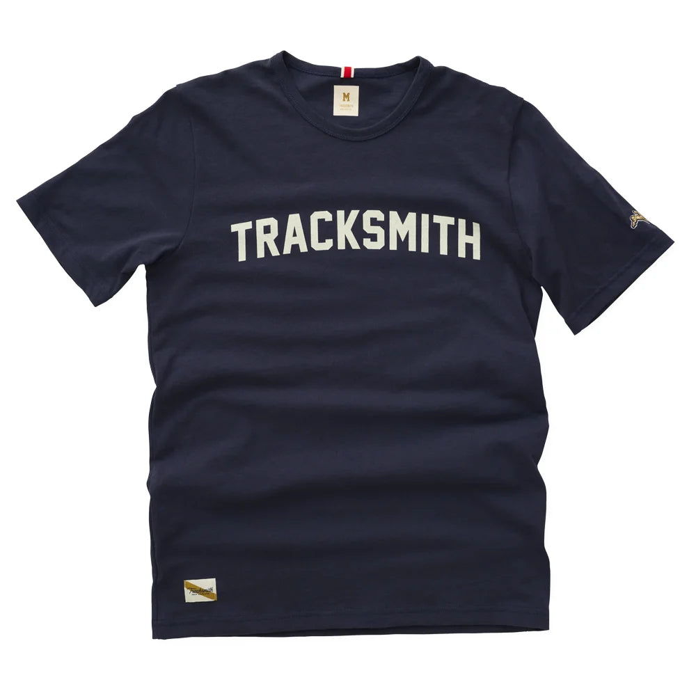 Grayboy Tee - Tracksmith - Navy/Ivory