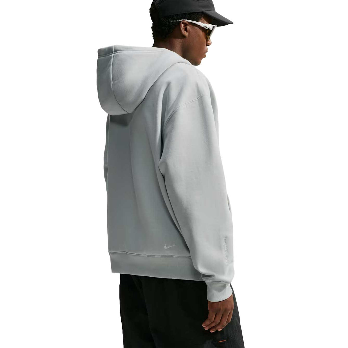 Men's Nike ACG Tuff Fleece Pullover Hoodie - Light Silver/Summit White
