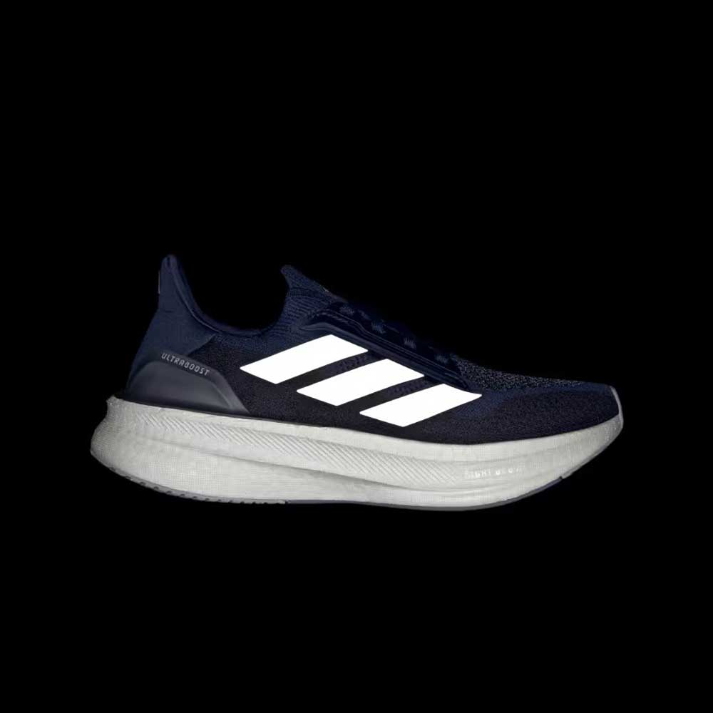 Men's Ultraboost 5X Running Shoe - Dark Blue/Cloud White/Halo Silver - Regular (D)