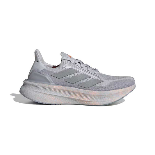Women's Ultraboost 5X Running Shoe - Light Solid Grey/Silver Metallic/Beam Orange - Regular (D)
