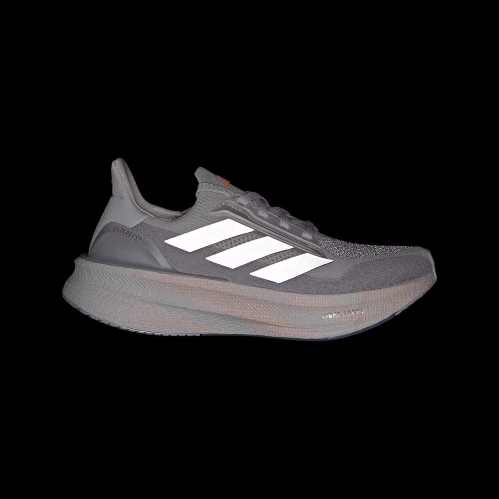Women's Ultraboost 5X Running Shoe - Light Solid Grey/Silver Metallic/Beam Orange - Regular (D)