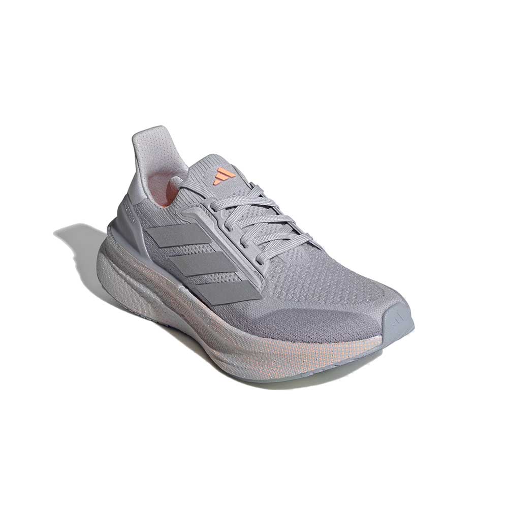 Women's Ultraboost 5X Running Shoe - Light Solid Grey/Silver Metallic/Beam Orange - Regular (D)
