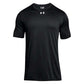 Men's UA Locker 2.0 Short Sleeve Shirt - Black/Metallic Silver