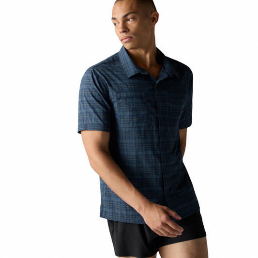 Men's High Country Short Sleeve - Dress Blues Plaid F26