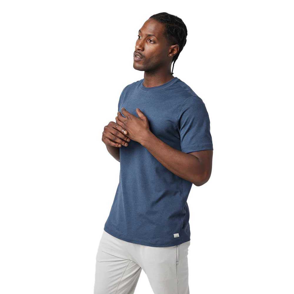 Men's Short Sleeve Ponto Performance Tee - Azure Heather
