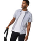 Men's Short Sleeve Bridge Button Down - Atmosphere Mini Stripe