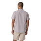 Men's Short Sleeve Bridge Button Down - Sable Mini Stripe