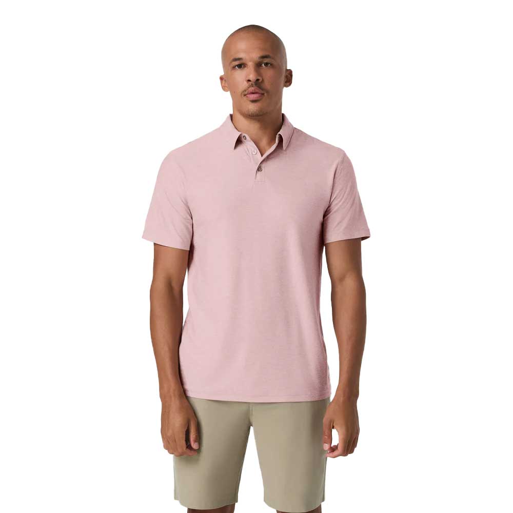 Men's Strato Tech Polo - Faded Rose Heather