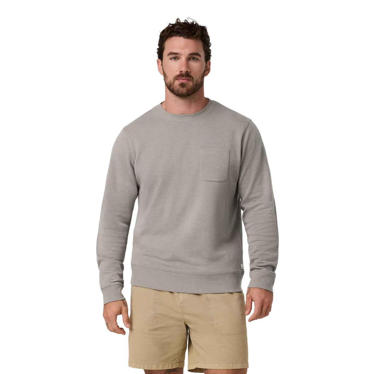 Men's Jeffreys Crew 2.0 - Mocha Heather