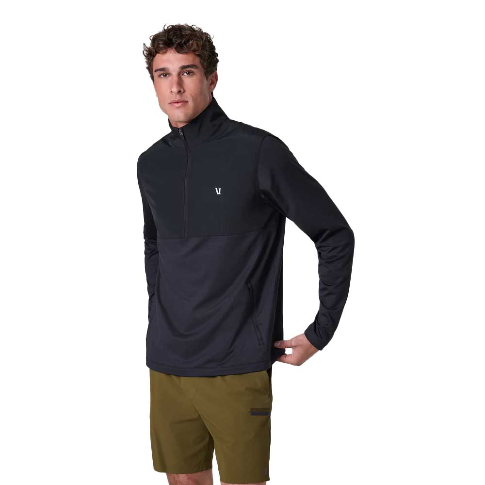 Men's Sunday Element 1/2 Zip - Black