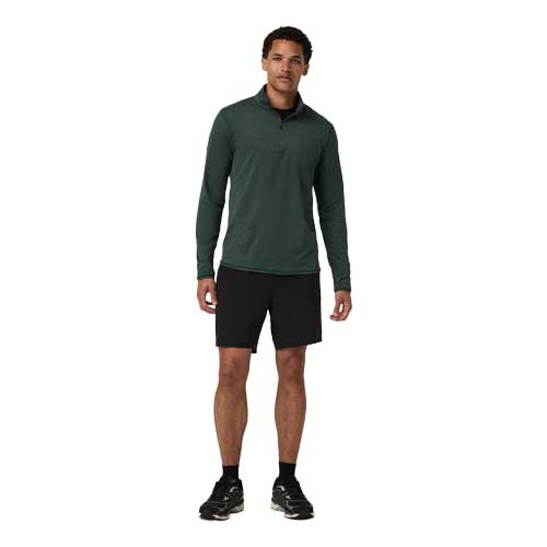 Men's Ponto 1/2 Zip Mock Neck - Hemlock Heather