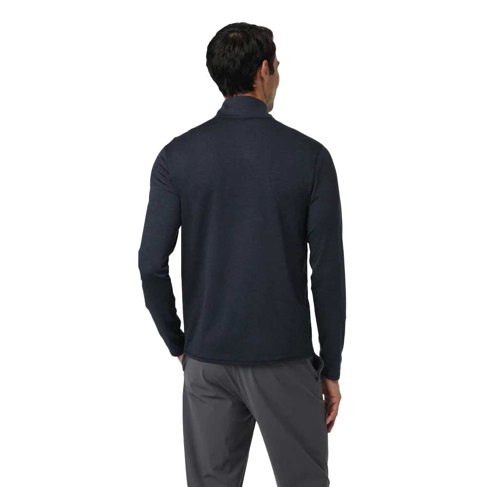 Men's Ponto 1/2 Zip Mock Neck - Ink Heather