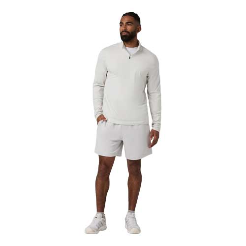 Men's Ponto 1/2 Zip Mock Neck - Salt Heather