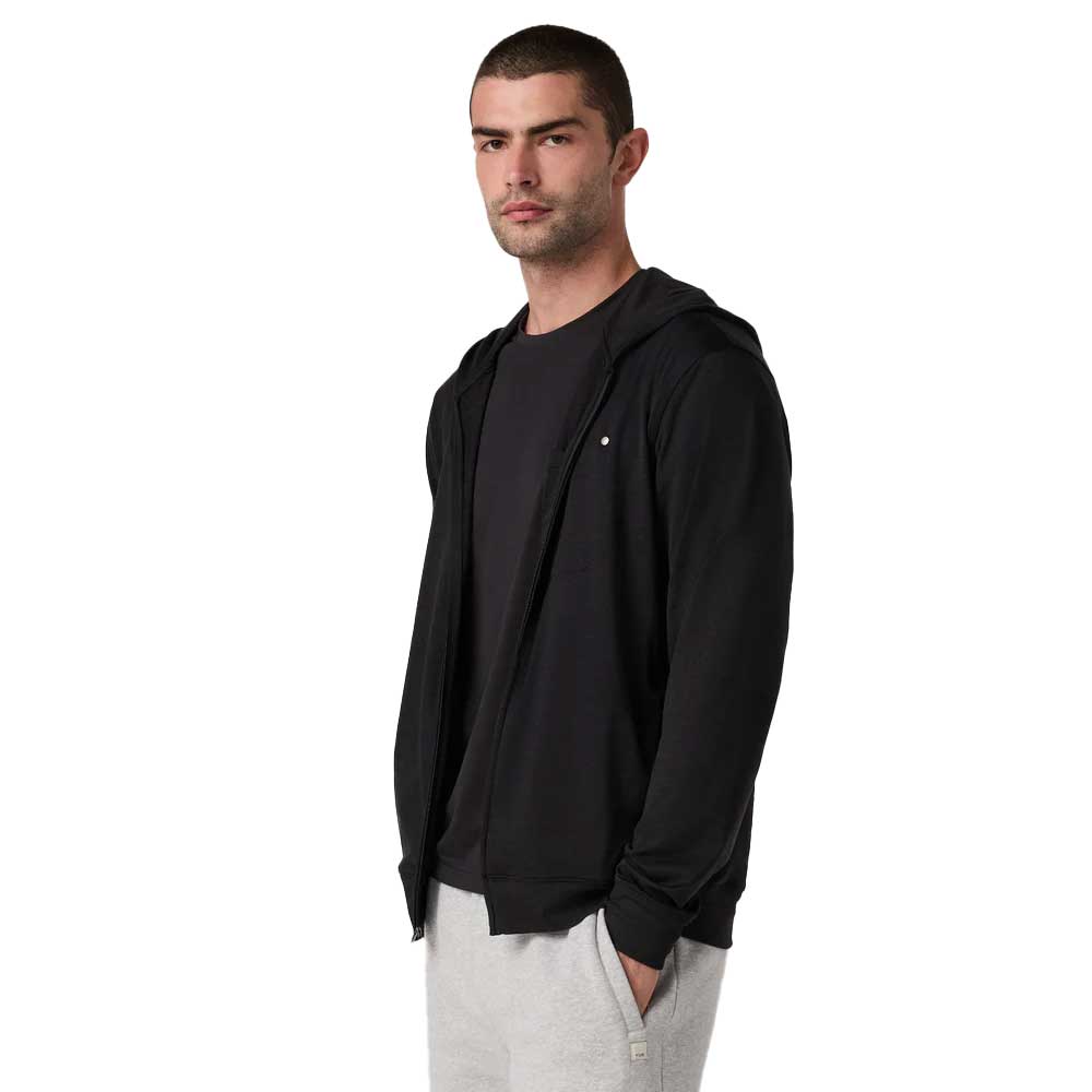 Men's Ponto Full Zip Hoodie - Black Heather