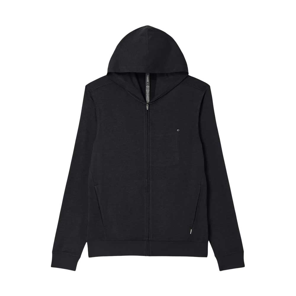 Men's Ponto Full Zip Hoodie - Black Heather