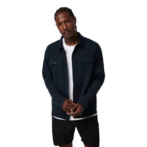 Men's Tech Waffle Shirt Jacket - Ink