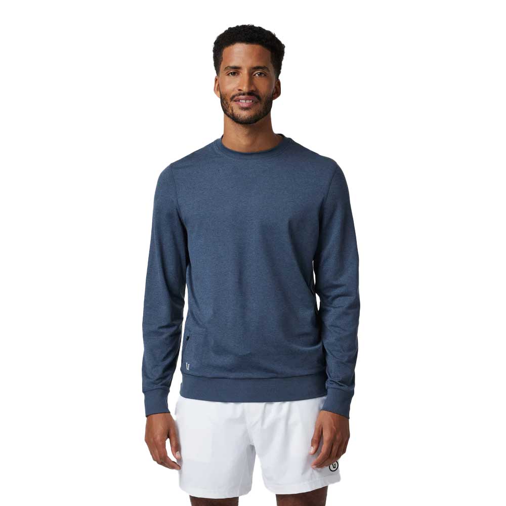 Men's Ponto Performance Crew - Azure Heather