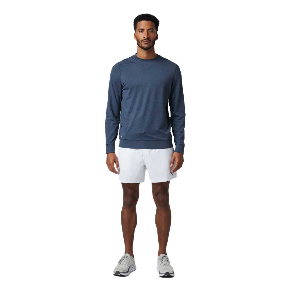 Men's Ponto Performance Crew - Azure Heather