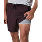 Men's Kore Short Lined 7" - Raisin