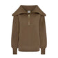 Women's Vine Half Zip - Stone Olive