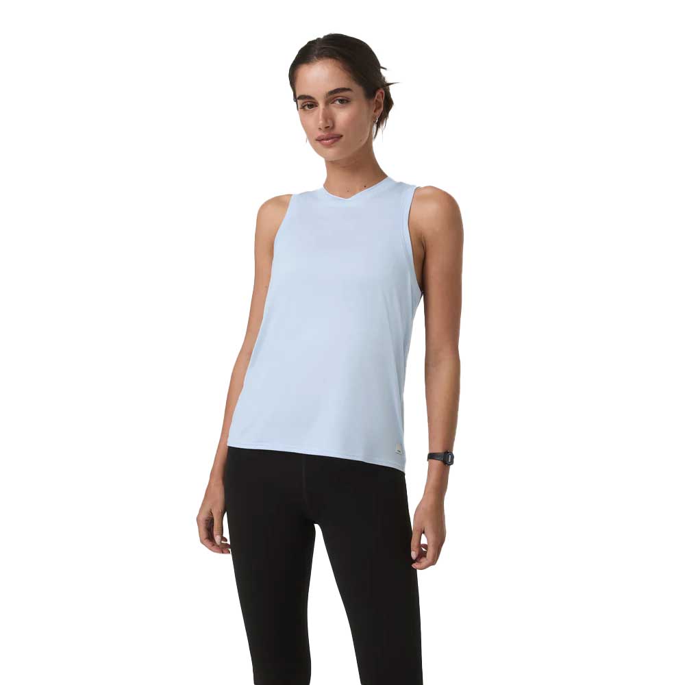 Women's Energy Top Long - Soft Sky Heather