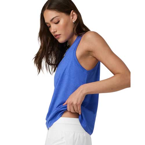 Women's Energy Top Long - Electric Blue Heather