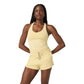 Women's Halo Performance Crop Tank 2.0 - Lemon Snap Heather