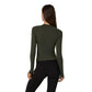 Women's Surge Long Sleeve Seamless Tee - Army
