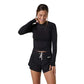 Women's Surge Long Sleeve Seamless Tee - Black