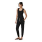 Women's Halo Essential Scoop Tank - Solid Black