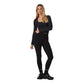 Women's Long Sleeve Halo Essential Scoop - Solid Black