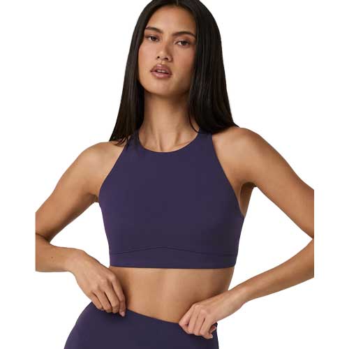 Women's Vuori AllTheForm High Neck Bra - Velvet Violet