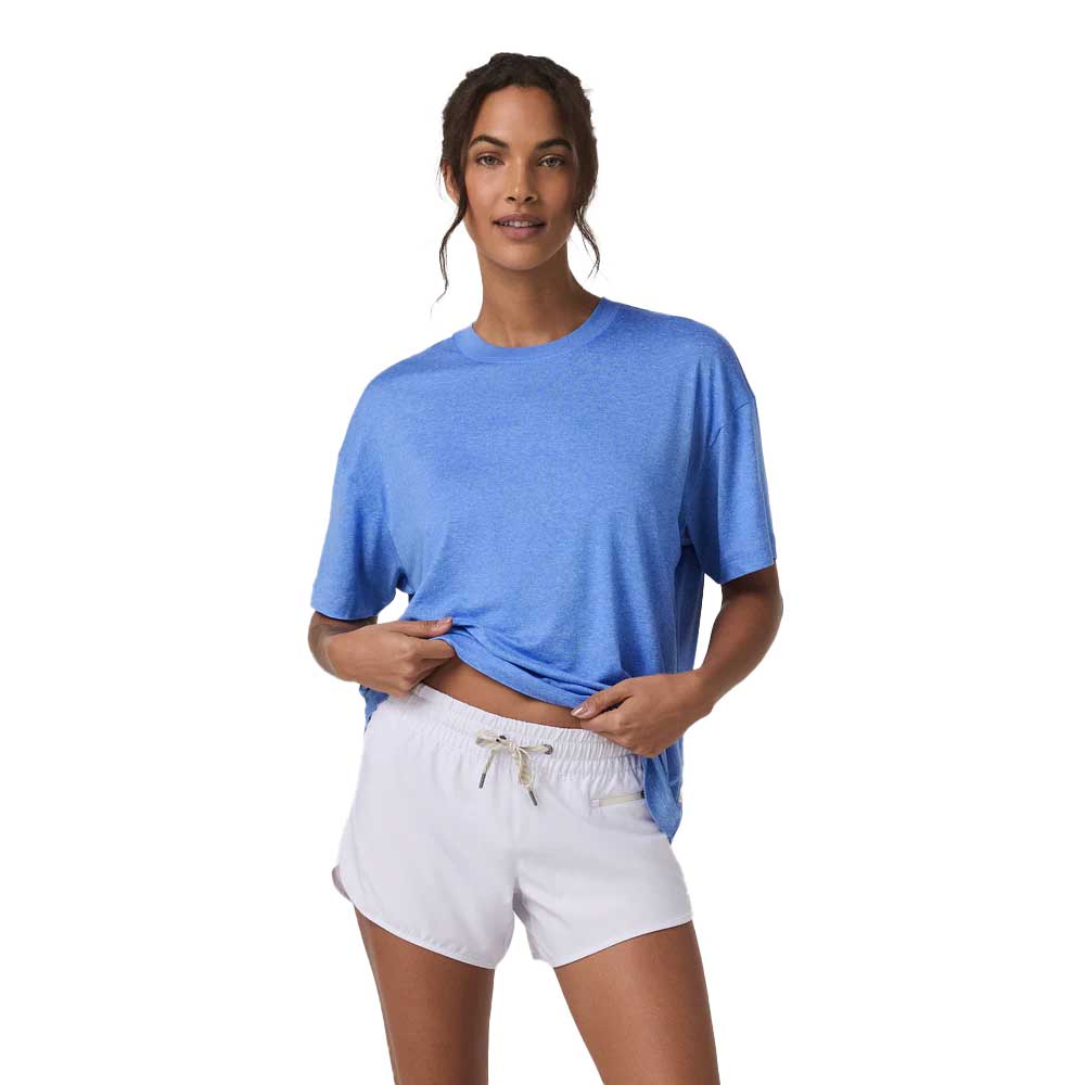 Women's Energy Long Tee - Riviera Blue Heather