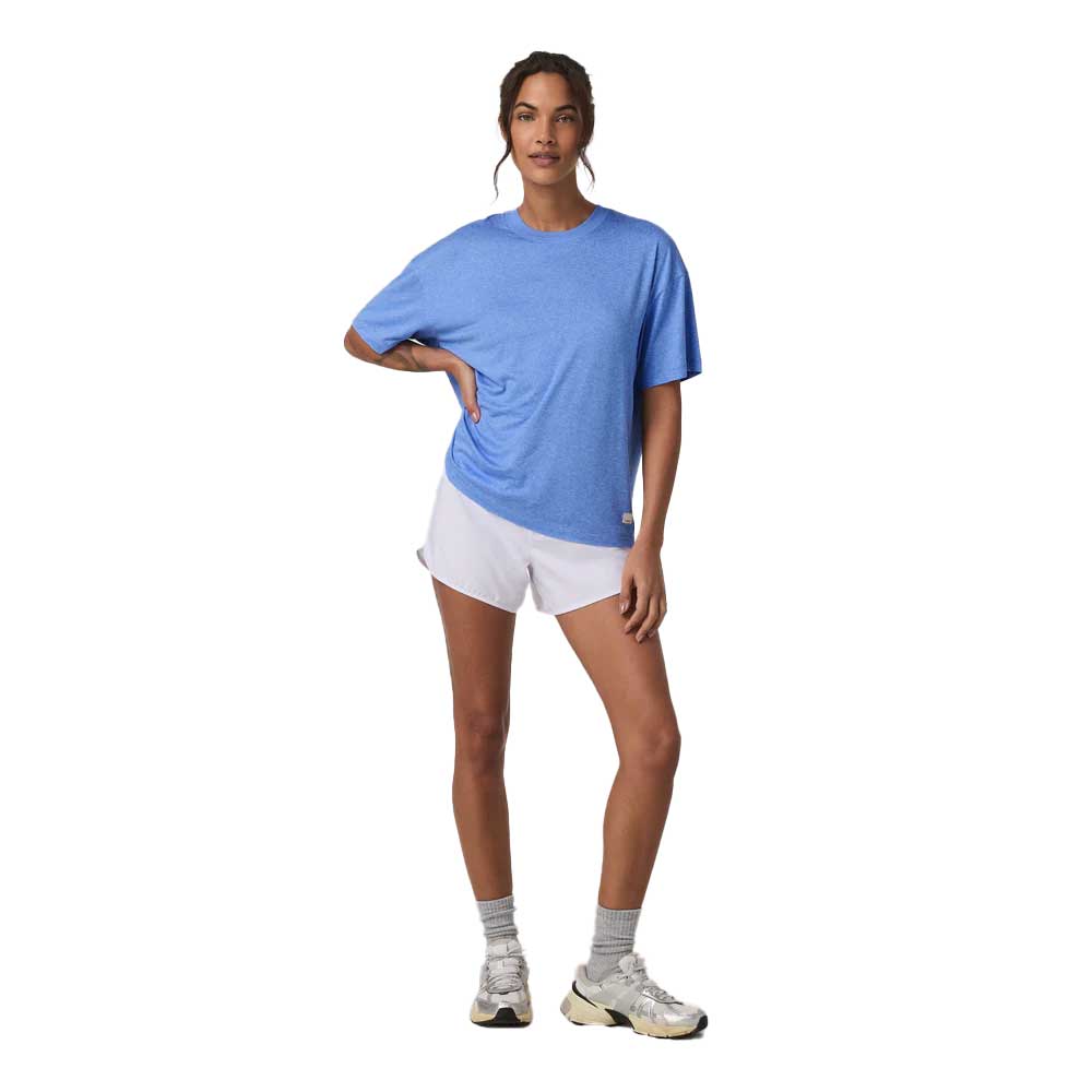 Women's Energy Long Tee - Riviera Blue Heather