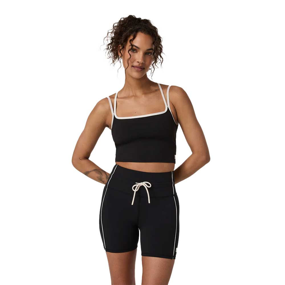 Women's Daily Layered Tank - Black