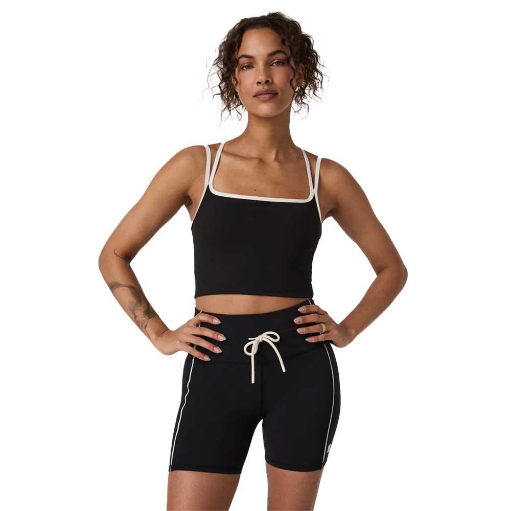 Women's Daily Layered Tank - Black