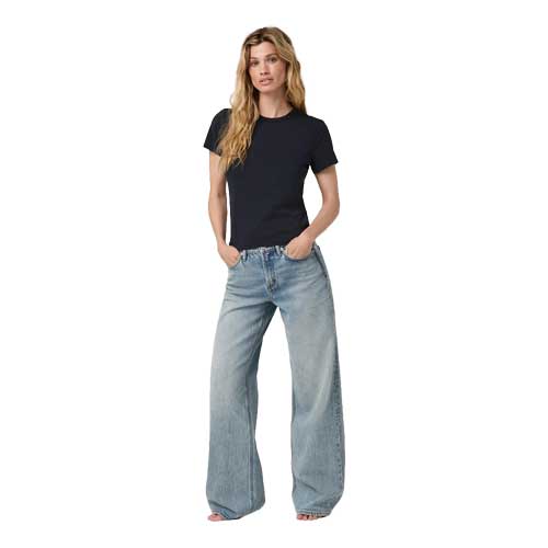 Women's Short Sleeve Feather Classic Tee - Ink