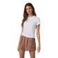 Women's Short Sleeve Feather Classic Tee - White