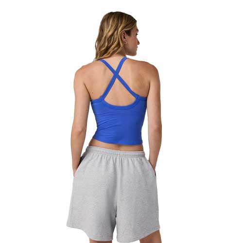 Women's Halo Cross Back Tank - Electric Blue