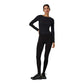 Women's Long Sleeve Pose Subtle Scoop - Solid Black