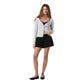 Women's Long Sleeve Halo V-Neck Cardigan - Pale Grey Heather