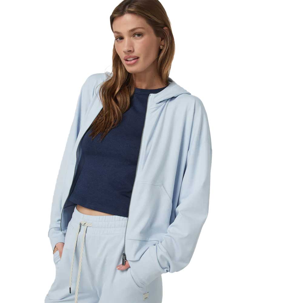 Women's Halo Modern Full Zip - Soft Sky Heather