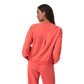 Women's Sedona Seams Crew - Bright Coral