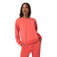 Women's Sedona Seams Crew - Bright Coral
