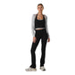 Women's Halo Mini Full Zip Hoodie - Pale Grey Heather
